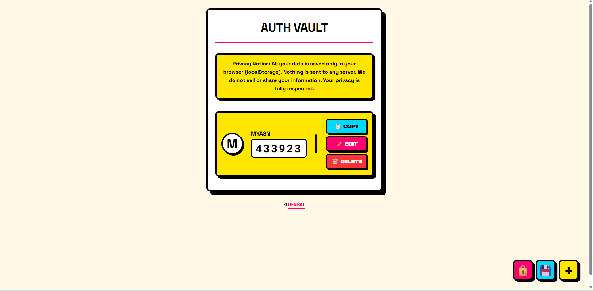 Auth Vault - Image 1 of 1