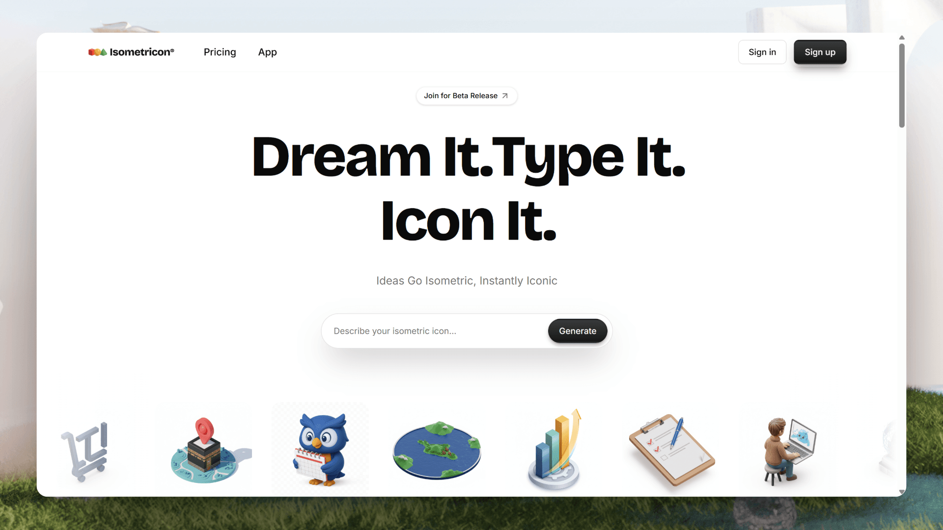 Isometricon - 3D Isometric Icon Generator - Image 1 of 1